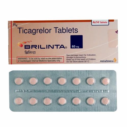 Brilinta 60mg Tablet packaging